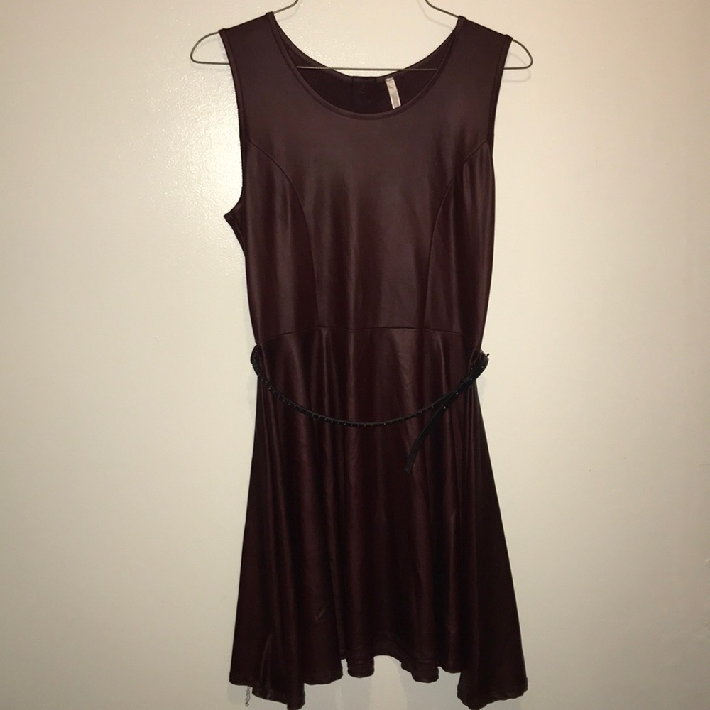 Dark Maroon Dress